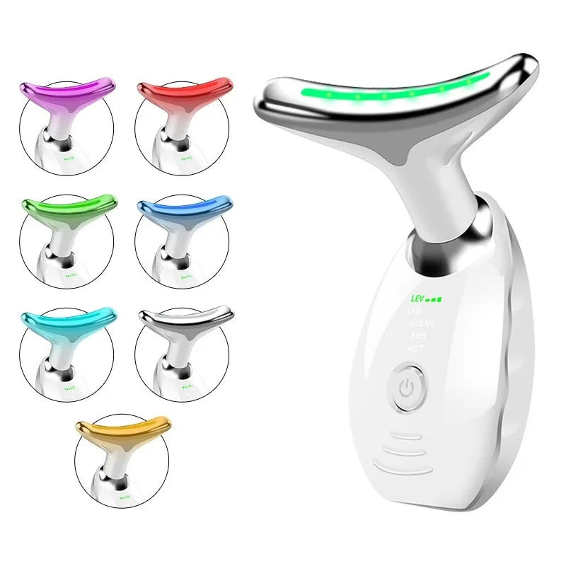 Three-Purpose Lifting and Firming Facial Massage Device Neck Face Massager Neck Face Beauty Device in Portable Face Massager