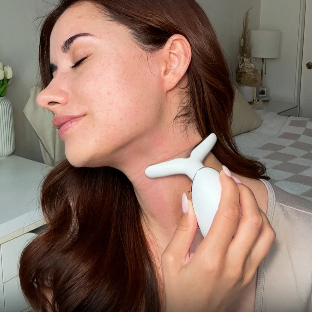 Radiavé™ LED Facial & Neck Massager – Skin Tightening & Wrinkle Reduction