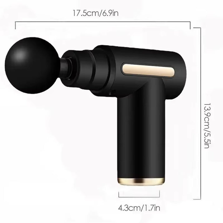 Massage Gun Muscle Relaxation Massage Equipment Neck Membrane Rob Cervical Spine Massage Instrument Mini Fascia Gun Wireless