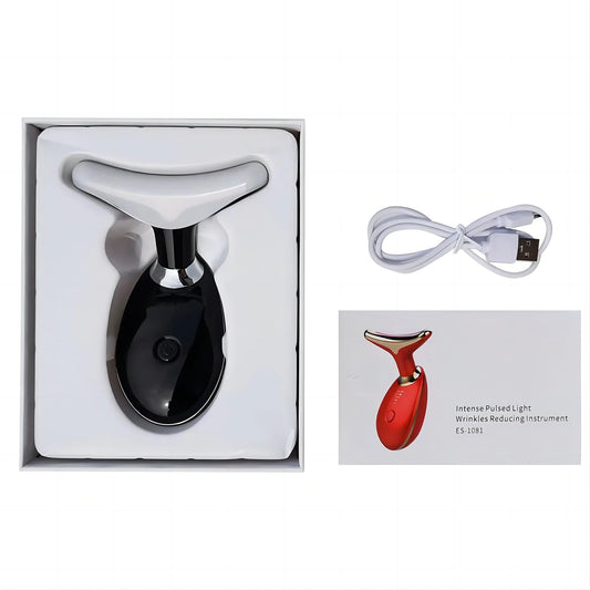 Facial Massager Red Light Beauty Device for Face and Neck Face Sculpting Wand with 7 Color LED Photon Skin Care Tool Ideal Gift