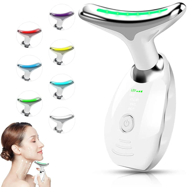 Three-Purpose Lifting and Firming Facial Massage Device Neck Face Massager Neck Face Beauty Device in Portable Face Massager