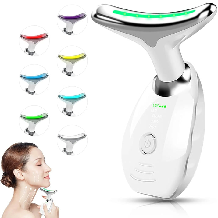 Three-Purpose Lifting and Firming Facial Massage Device Neck Face Massager Neck Face Beauty Device in Portable Face Massager